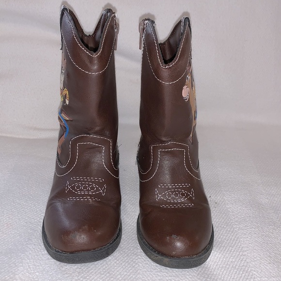 Disney Shoes Disney Pixar Light Up Toy Story 4 Woody Bullseye Brown